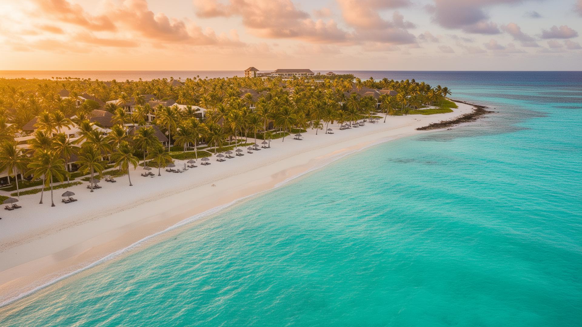 Praia paradisíaca em Punta Cana